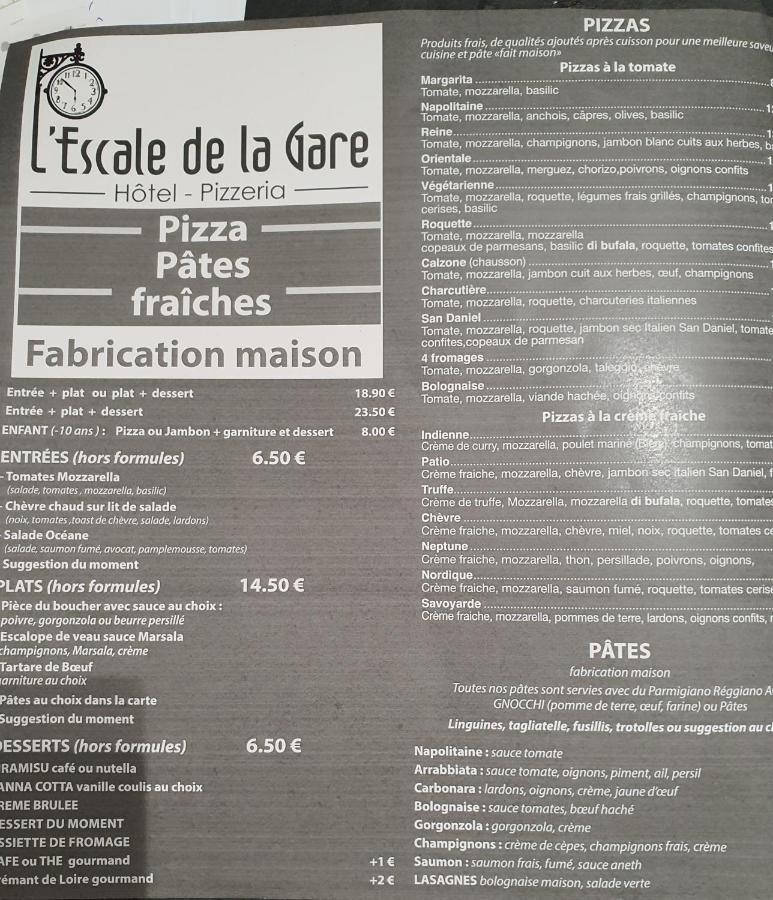 L'Escale De La Gare 호텔 쏘뮤흐 외부 사진
